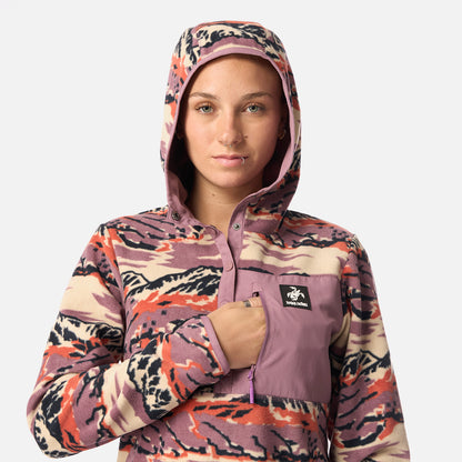 Polar Mujer Tokerau Hoody Print Lila Haka Honu