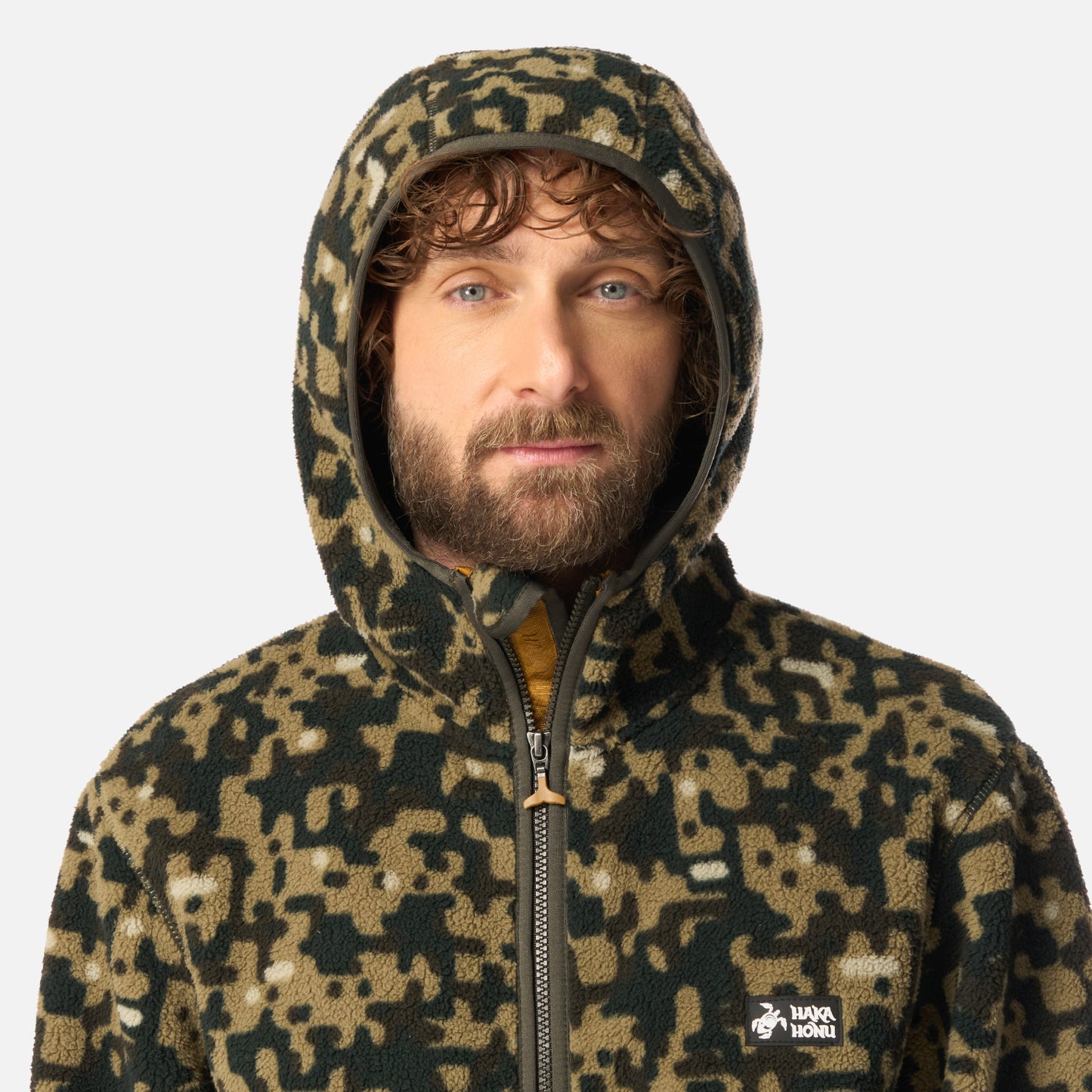 Polar Hombre Ñire Print Verde Militar Haka Honu