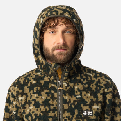 Polar Hombre Ñire Print Verde Militar Haka Honu