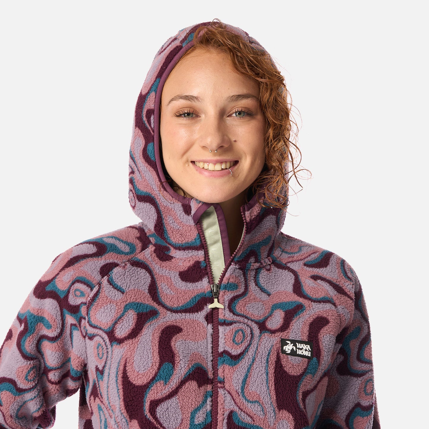 Polar Mujer Ñire Print Lila Haka Honu