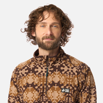 Polerón Hombre Taina Print Café Haka Honu