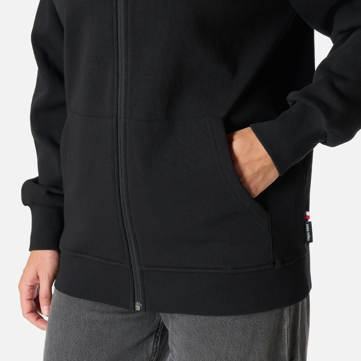 Polerón Mujer Motomami Full Zip Negro Haka Honu