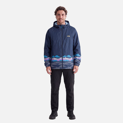 Chaqueta Hombre Aperrao Print Azul Noche Haka Honu