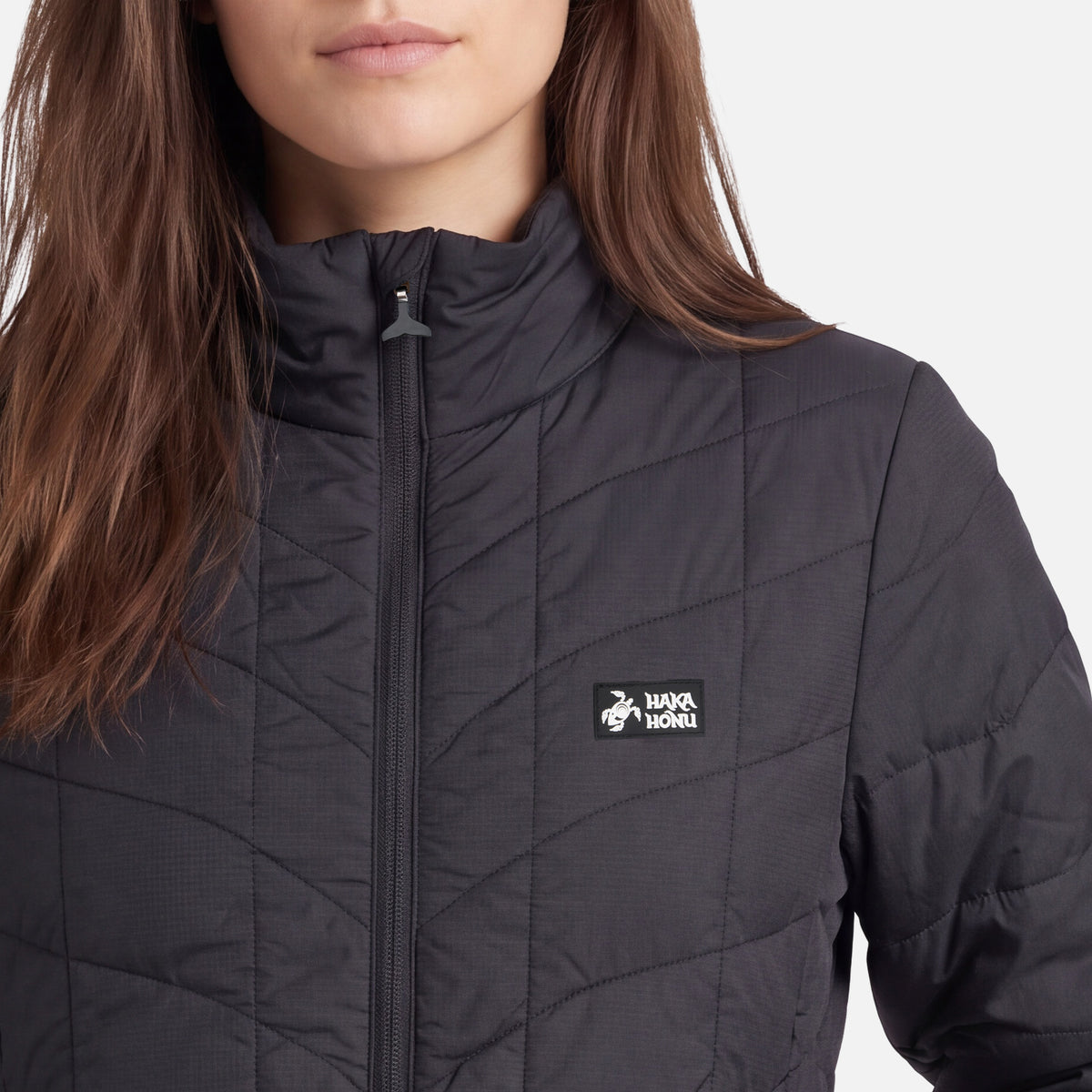 Chaqueta Mujer Muy Ultraliviana Negro Haka Honu