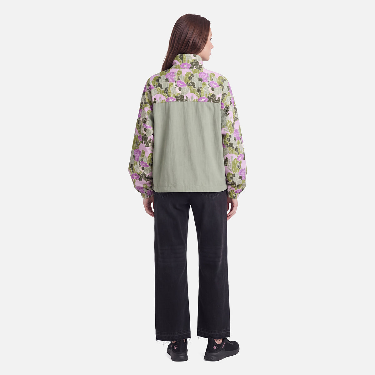 Chaqueta Mujer Hija Del Viento Print Laurel Haka Honu