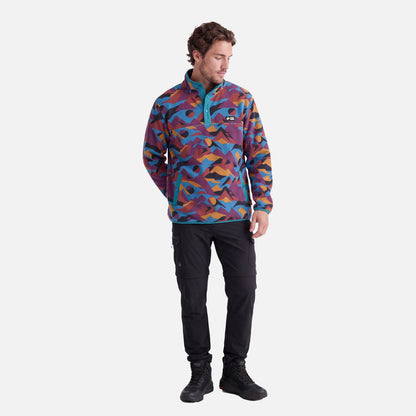 Polar Hombre Tokerau Print Morado Oscuro Haka Honu