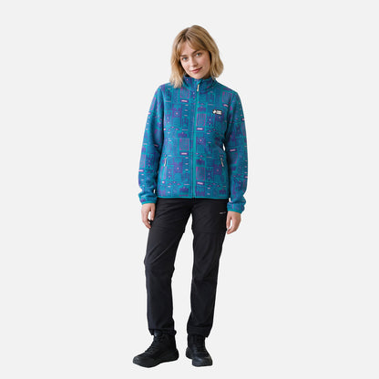 Polar Mujer Tokerau Pro Print Turquesa Haka Honu