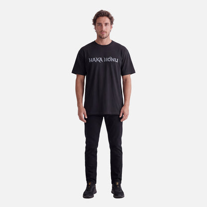 Polera Hombre Logo Negro Haka Honu