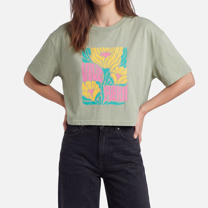 Polera Mujer Floreada Jade Haka Honu