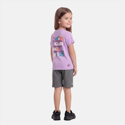 Polera Niña Juega Fuera Malva Haka Honu