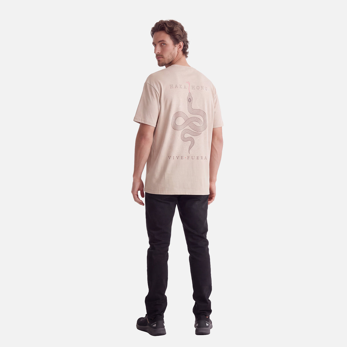 Polera Hombre Parcel Taupe Haka Honu