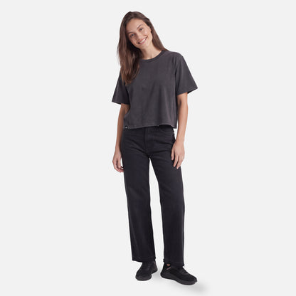 Polera Mujer Sin Prisa Gris Oscuro Haka Honu