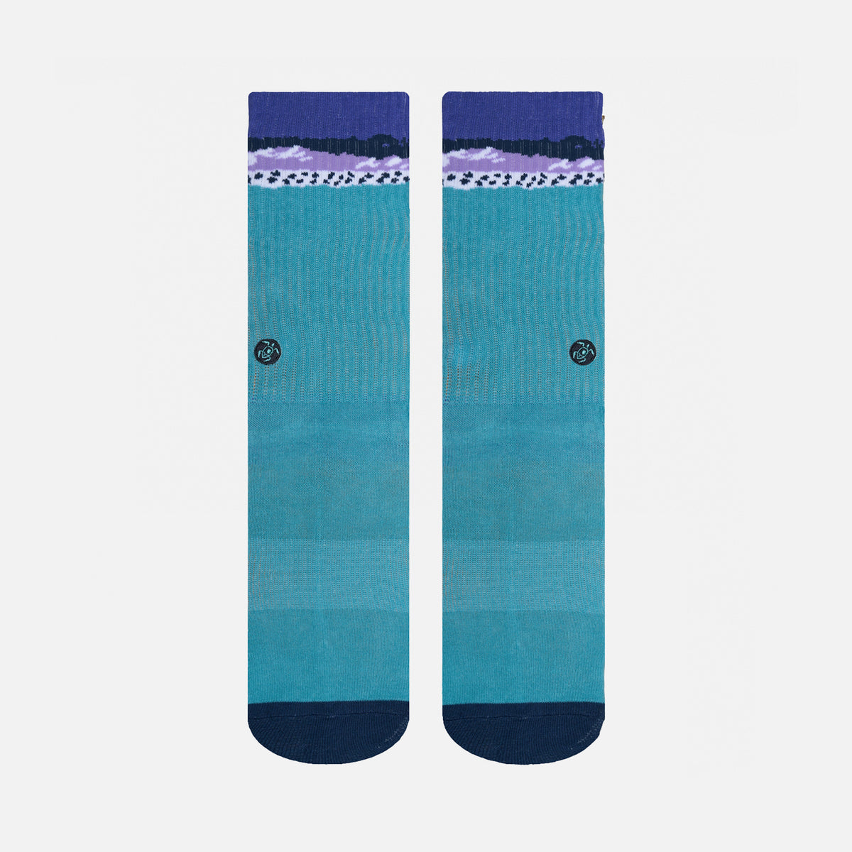 Calcetines Mujer Las Tres Puntas Pack Medio Azul / Celeste / Burdeo Haka Honu