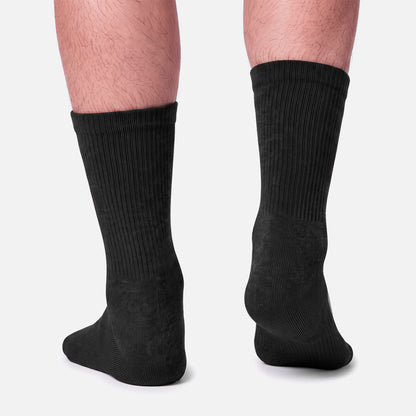 Calcetines Unisex Las Tres Puntas Pack Medio Full Negro Haka Honu