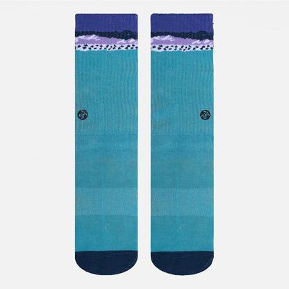 Calcetines Mujer Las Tres Puntas Pack Largo Azul / Celeste / Burdeo Haka Honu