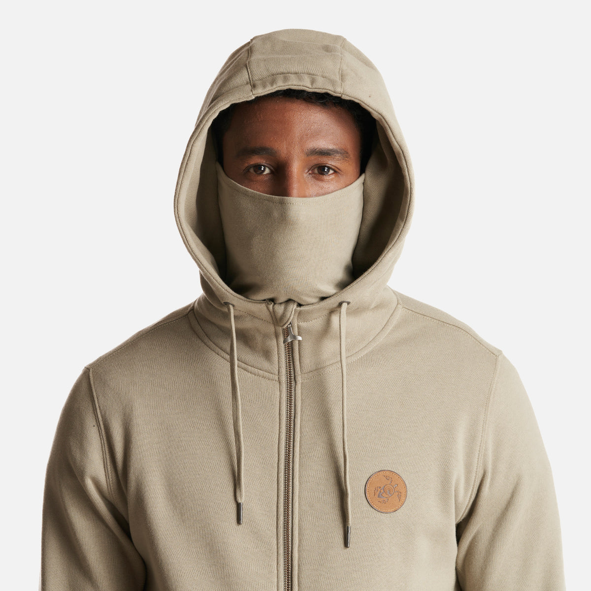 Poleron Hombre Ninja Taupe Haka Honu
