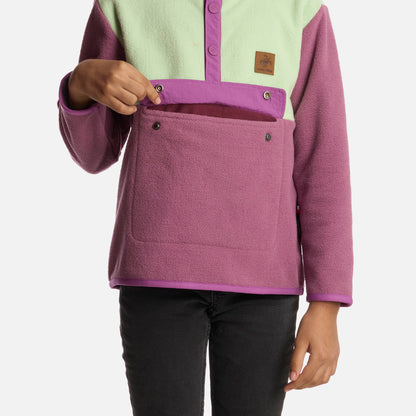 Polerón Niña Tokerau Poki Morado Oscuro Haka Honu