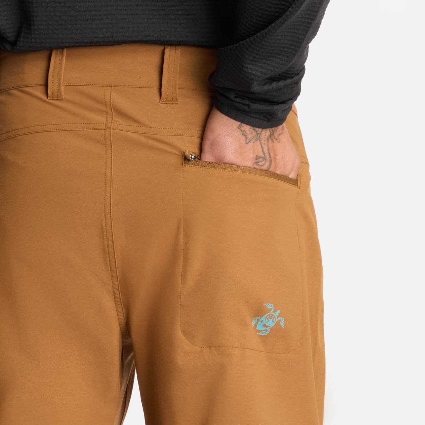 Pantalón Hombre Desmontalo Mostaza Oscuro Haka Honu