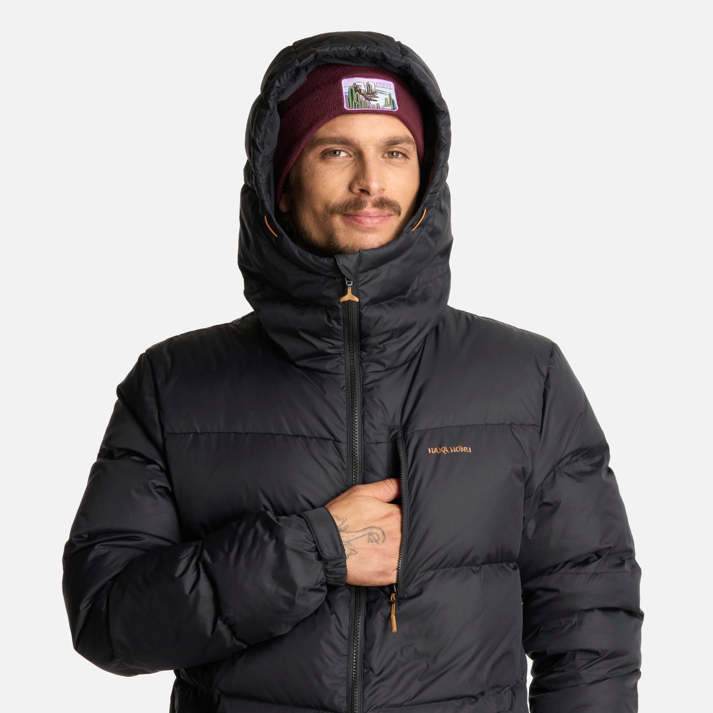 Chaqueta Hombre Campo Base Negro Haka Honu