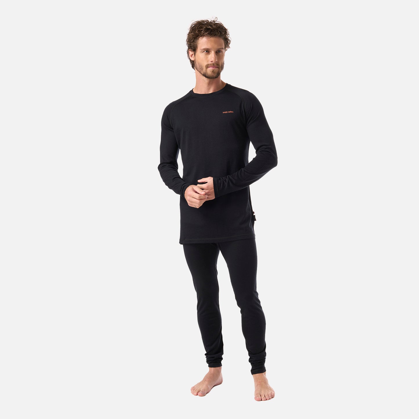 Primera Capa Hombre Carnero Top Negro Haka Honu