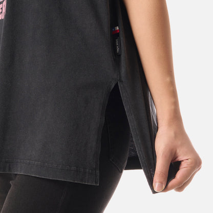 Polera Mujer Garza Negro Haka Honu