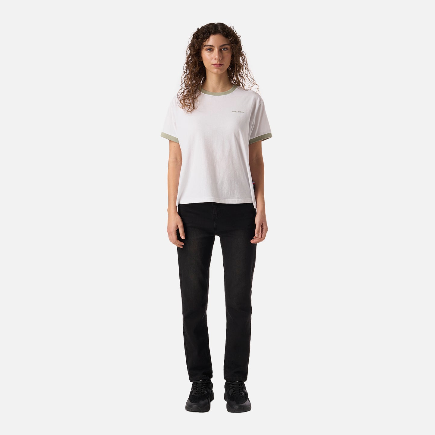 Polera Mujer Cosas Extranas Blanco Haka Honu