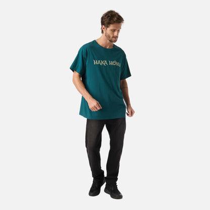 Polera Hombre Logo Petroleo Haka Honu