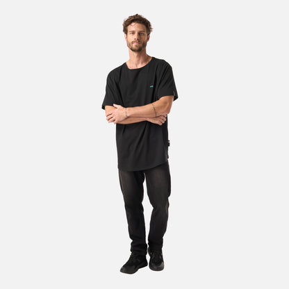 Polera Hombre Natural Negro Haka Honu