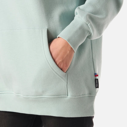 Polerón Mujer Motomami Hoody Gris Claro Haka Honu