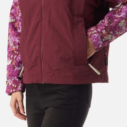 Chaqueta Mujer Hija Del Viento Burdeo Haka Honu