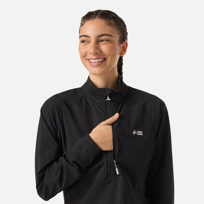 Polerón Mujer Higo Negro Haka Honu