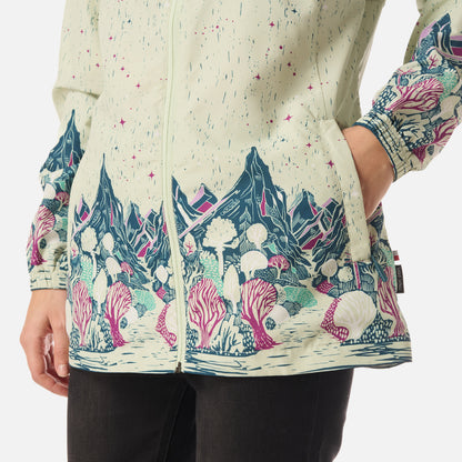Chaqueta Mujer Aperrao Print Menta Haka Honu