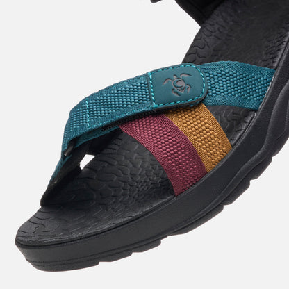 Sandalia Hombre Juan Segura Petroleo / Mostaza Haka Honu