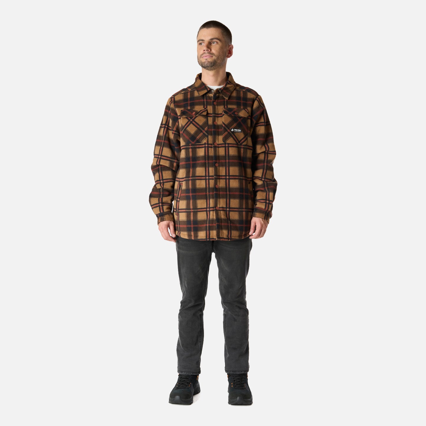 Camisa Hombre Cuentiao Print Terracota Haka Honu