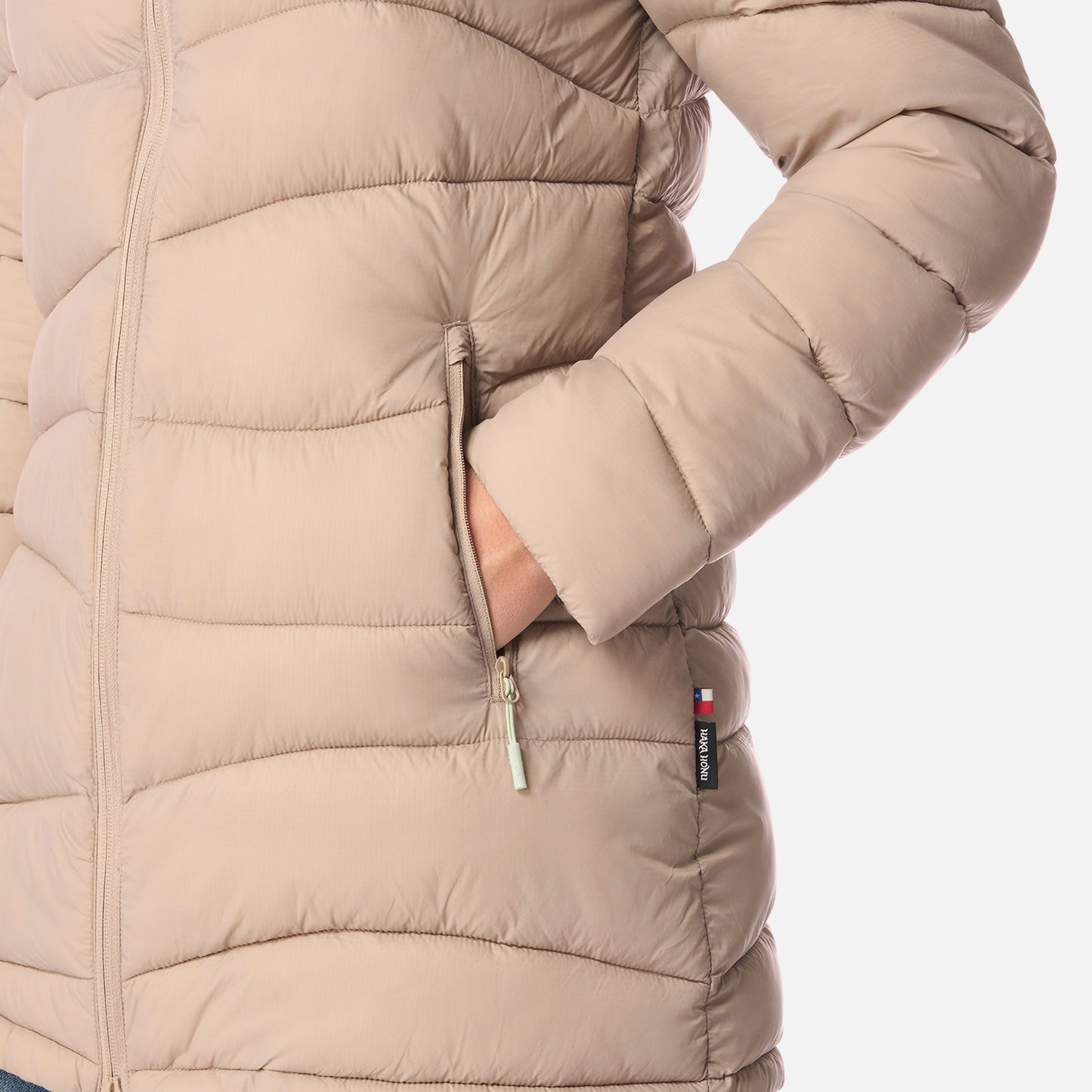 Chaqueta Mujer Pala Negra Taupe Haka Honu