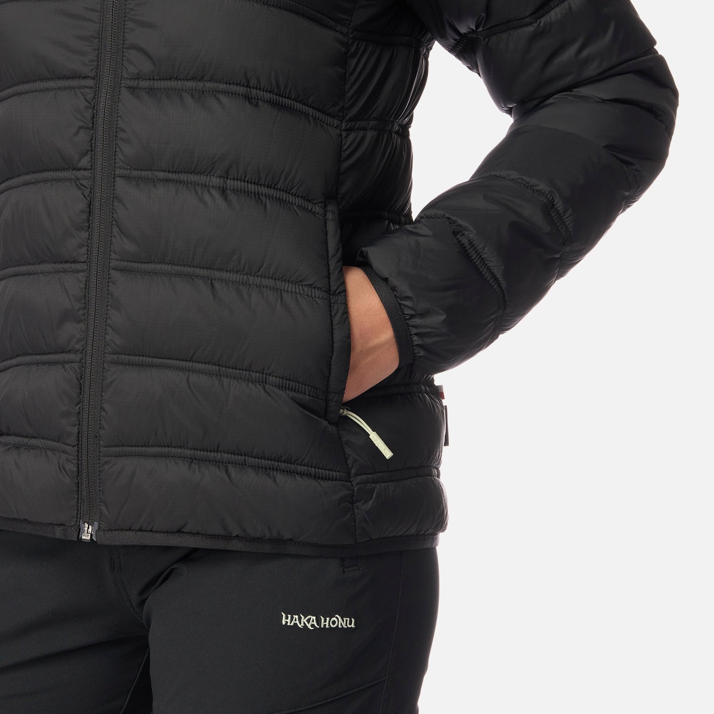 Chaqueta Mujer Ultraliviana Negro Haka Honu