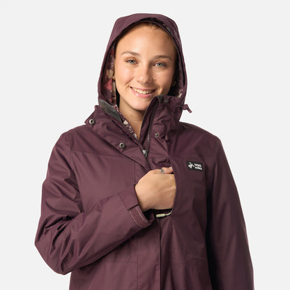 Chaqueta Mujer Corteza Burdeo Haka Honu
