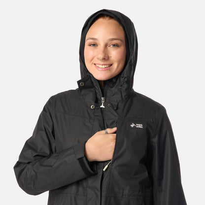 Chaqueta Mujer Corteza Negro Haka Honu