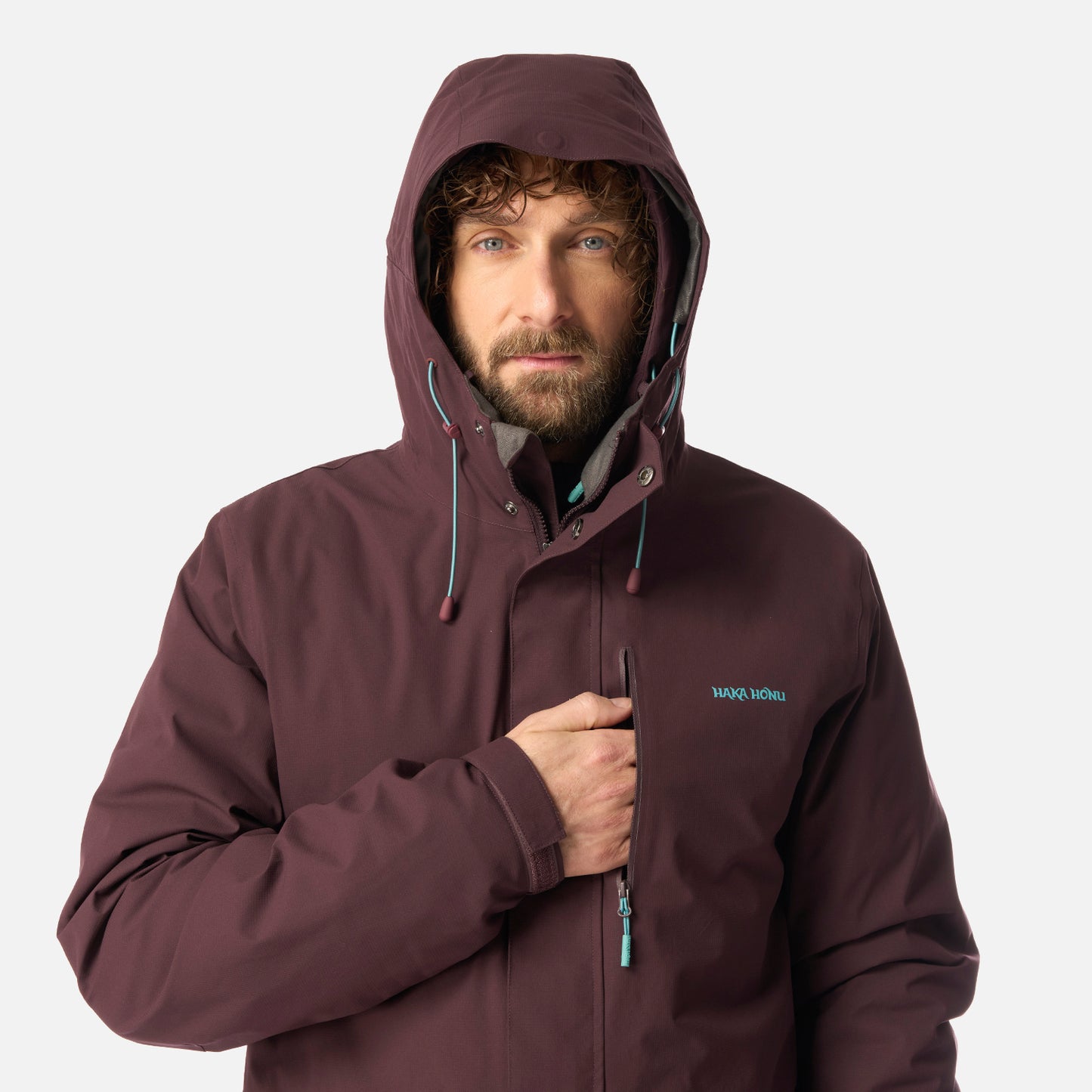 Chaqueta Hombre Perro Guapo Pro Burdeo Haka Honu