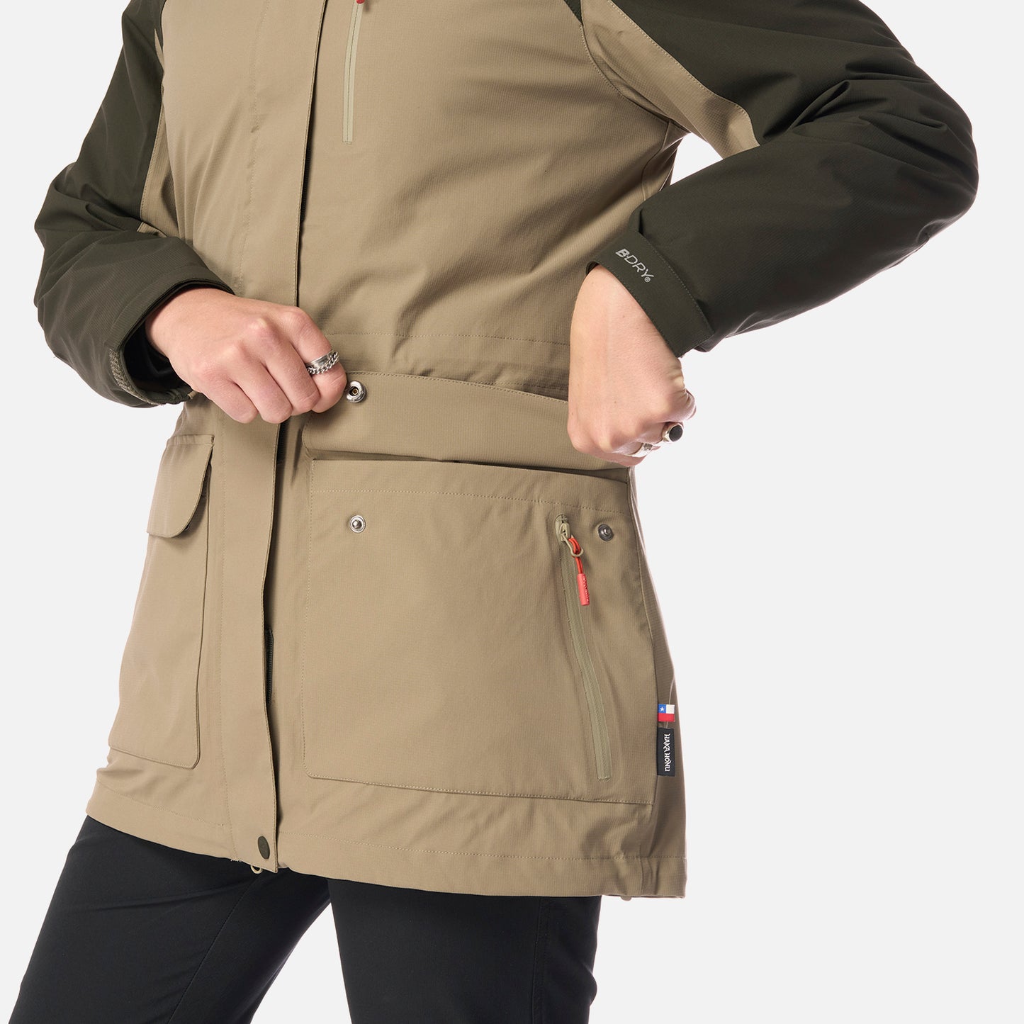 Chaqueta Mujer Perro Guapo Pro Verde Oliva Haka Honu