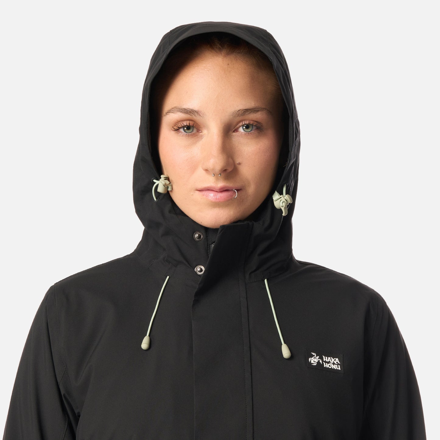 Chaqueta Mujer Escarcha Negro Haka Honu