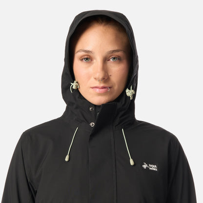 Chaqueta Mujer Escarcha Negro Haka Honu