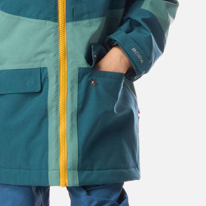 Chaqueta Niño Mini Diluvio Turquesa Haka Honu