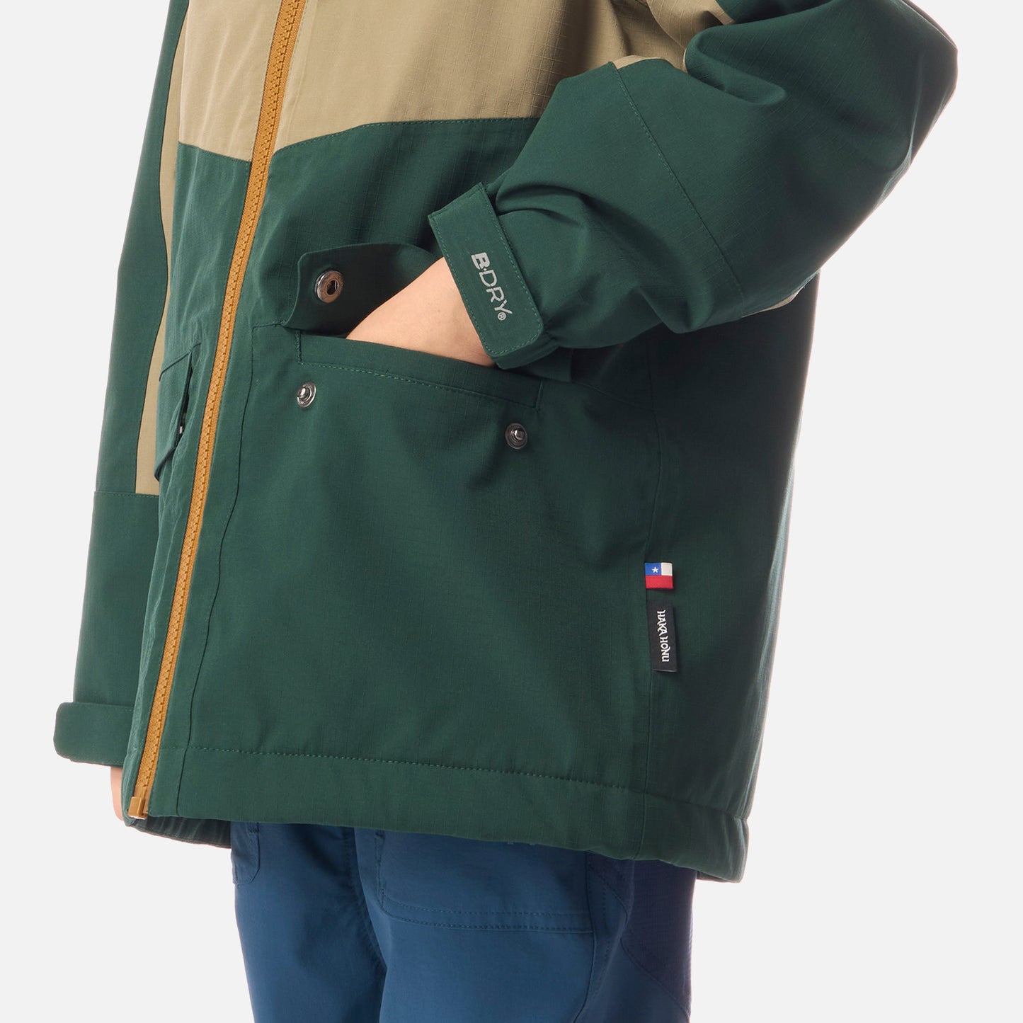 Chaqueta Niño Mini Diluvio Esmeralda Haka Honu