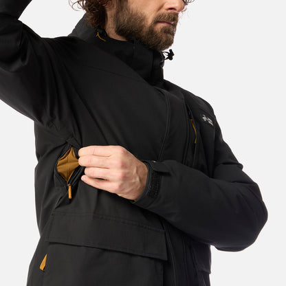 Chaqueta Hombre Diluvio Negro Haka Honu