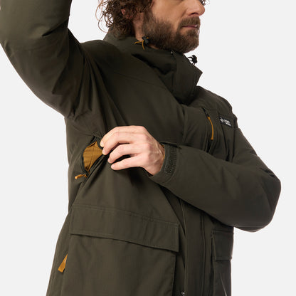 Chaqueta Hombre Diluvio Verde Militar Haka Honu