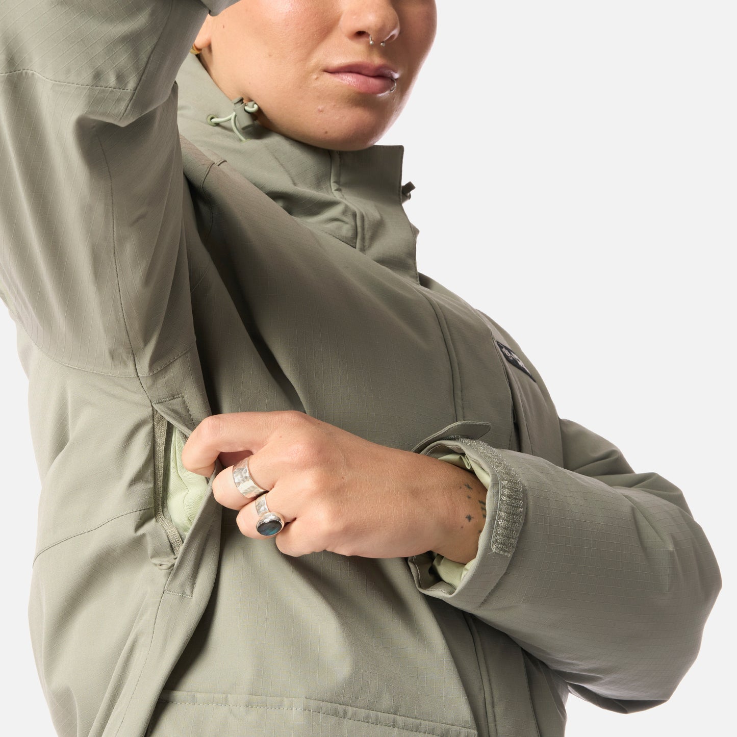 Chaqueta Mujer Diluvio Laurel Haka Honu