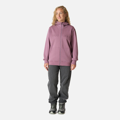Polerón Mujer Motomami Full Zip Lila Haka Honu