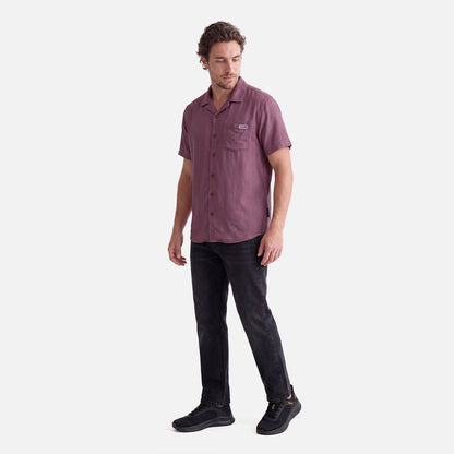 Camisa Hombre Linaje Lila Haka Honu