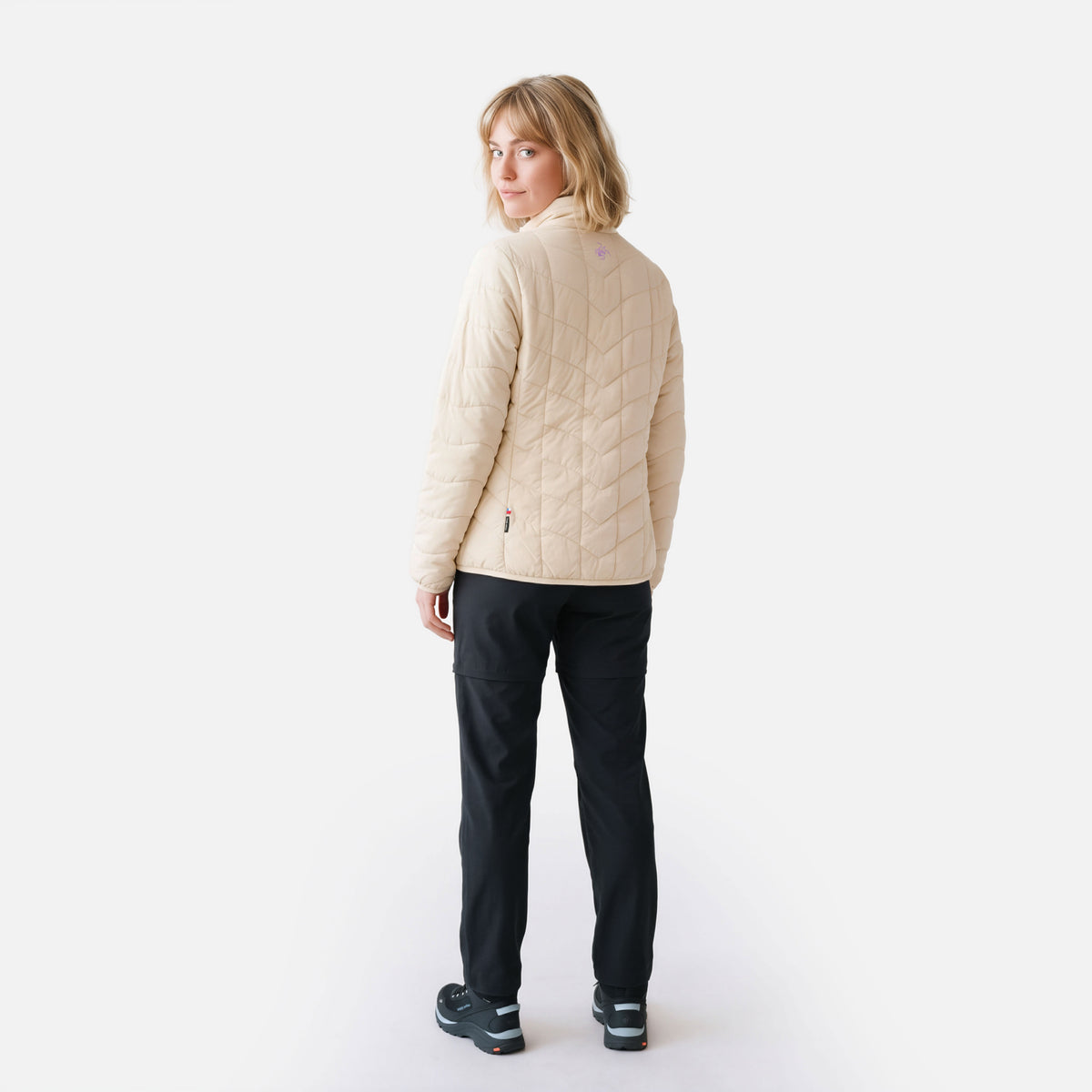Chaqueta Mujer Muy Ultraliviana Crema Haka Honu